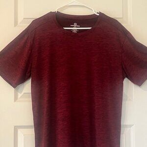 Real Essentials Dark red short sleeve shirt size XL